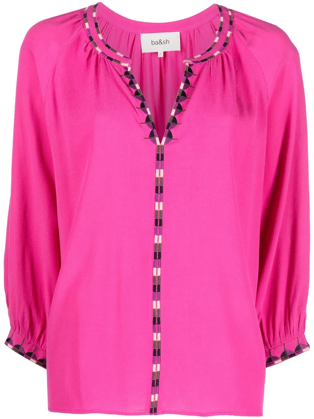 

Ba&Sh Theo puff-sleeved blouse - Pink