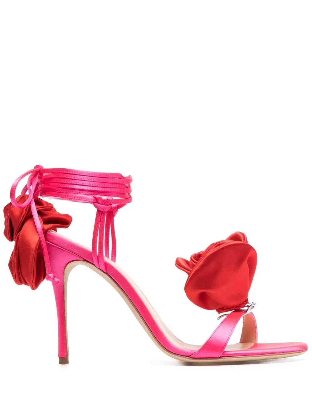 

Magda Butrym 110mm 3D flower sandals - Pink