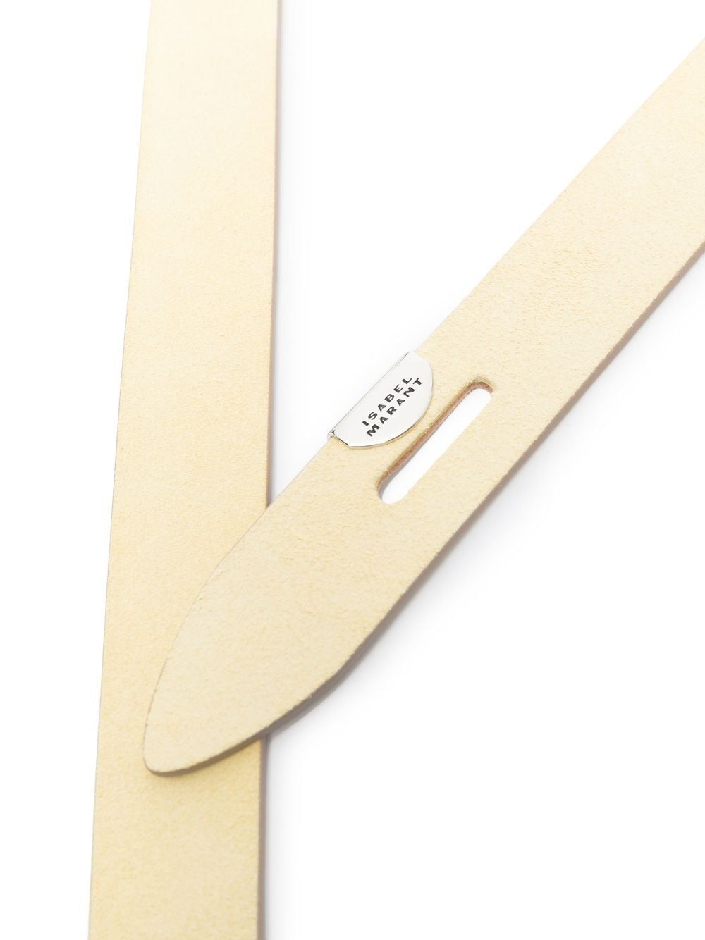 Shop Isabel Marant Tie-fastening Suede Belt In Gelb