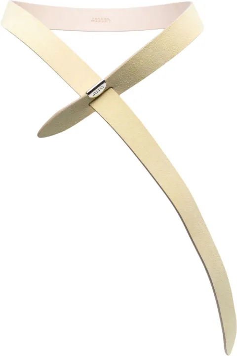 ISABEL MARANT tie-fastening suede belt