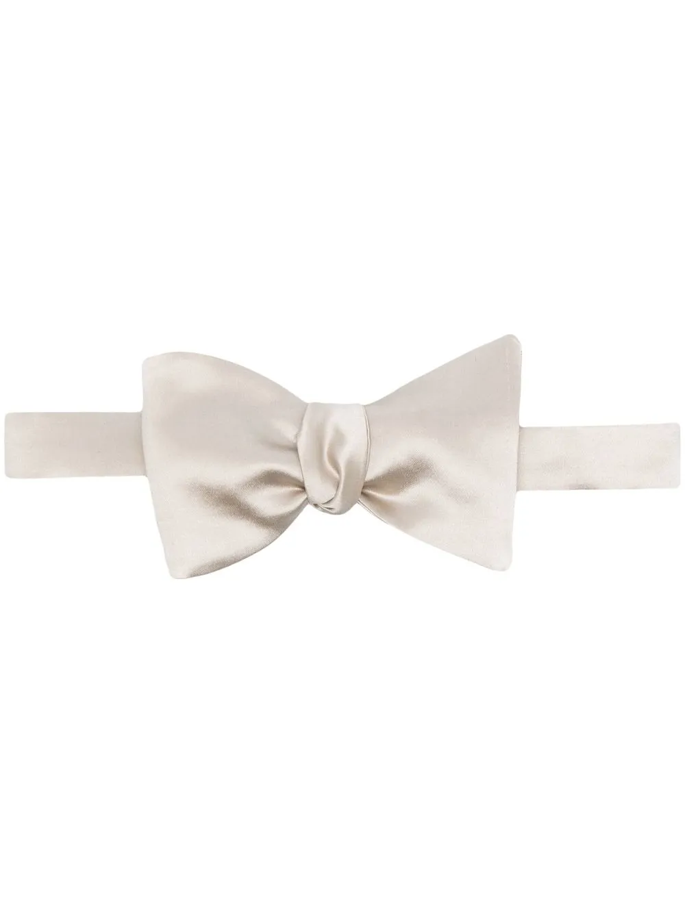 Brunello Cucinelli cotton-silk bow tie - Neutrals