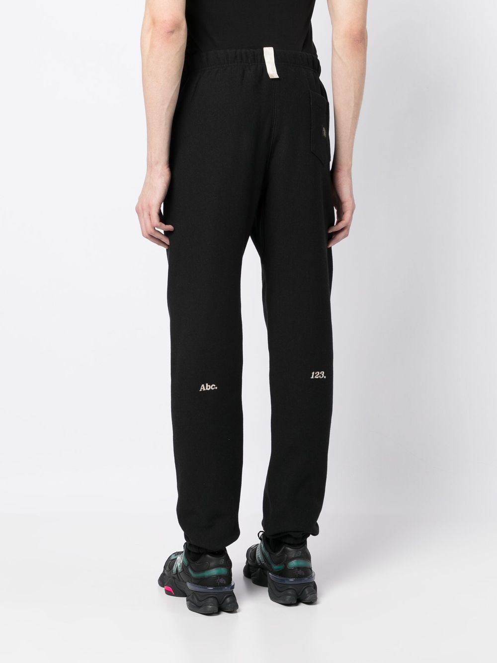 Shop Advisory Board Crystals Drawstring-waist Joggers In Schwarz