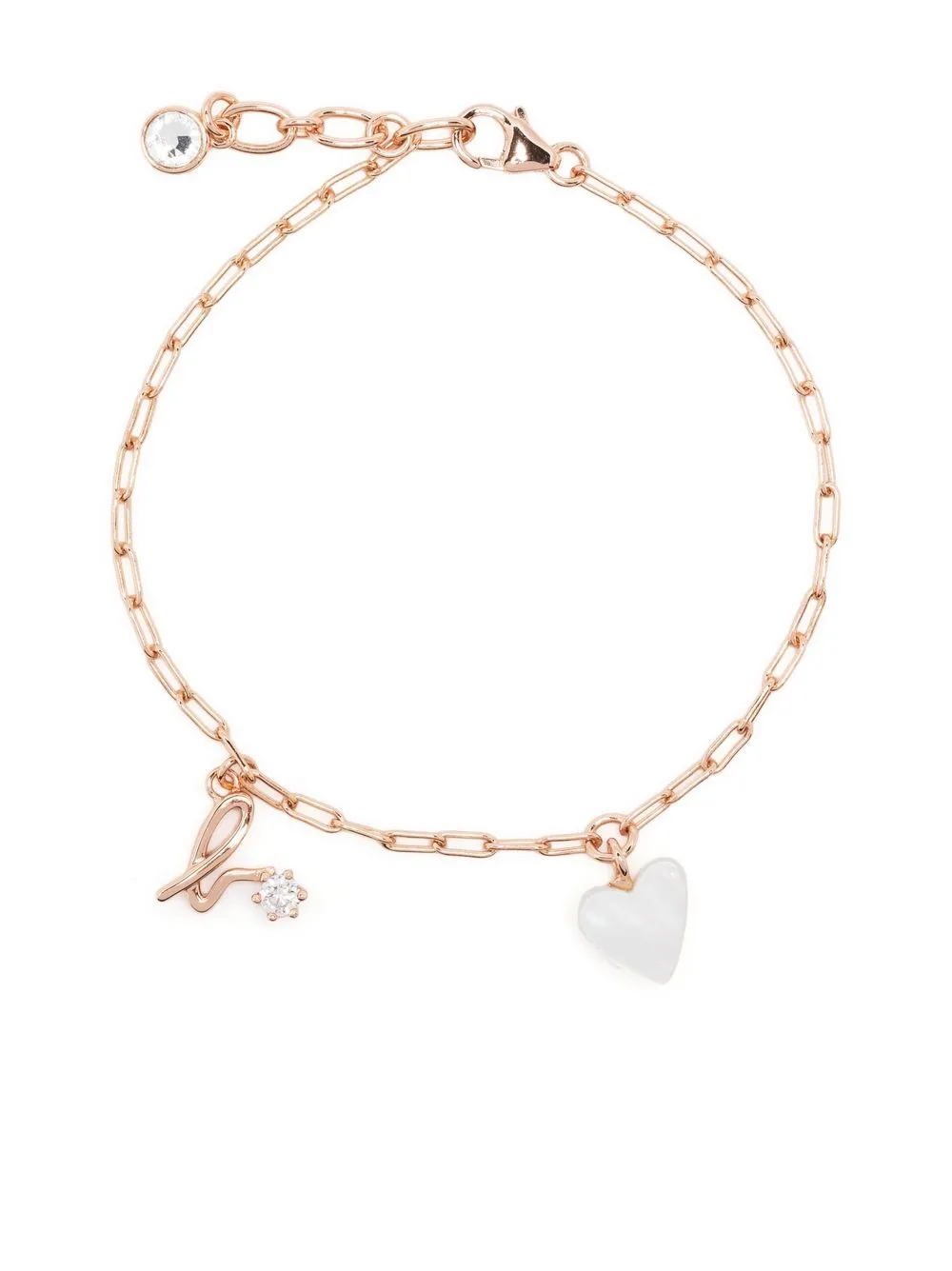 Agnès B. Multiple Charms Bracelet In 粉色