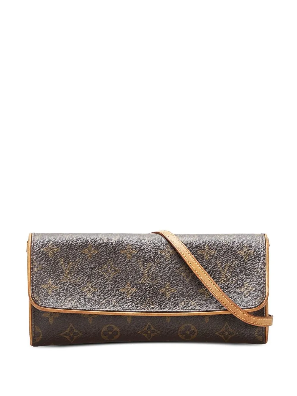 

Louis Vuitton 1999 pre-owned Monogram Pochette Twin GM clutch - Brown