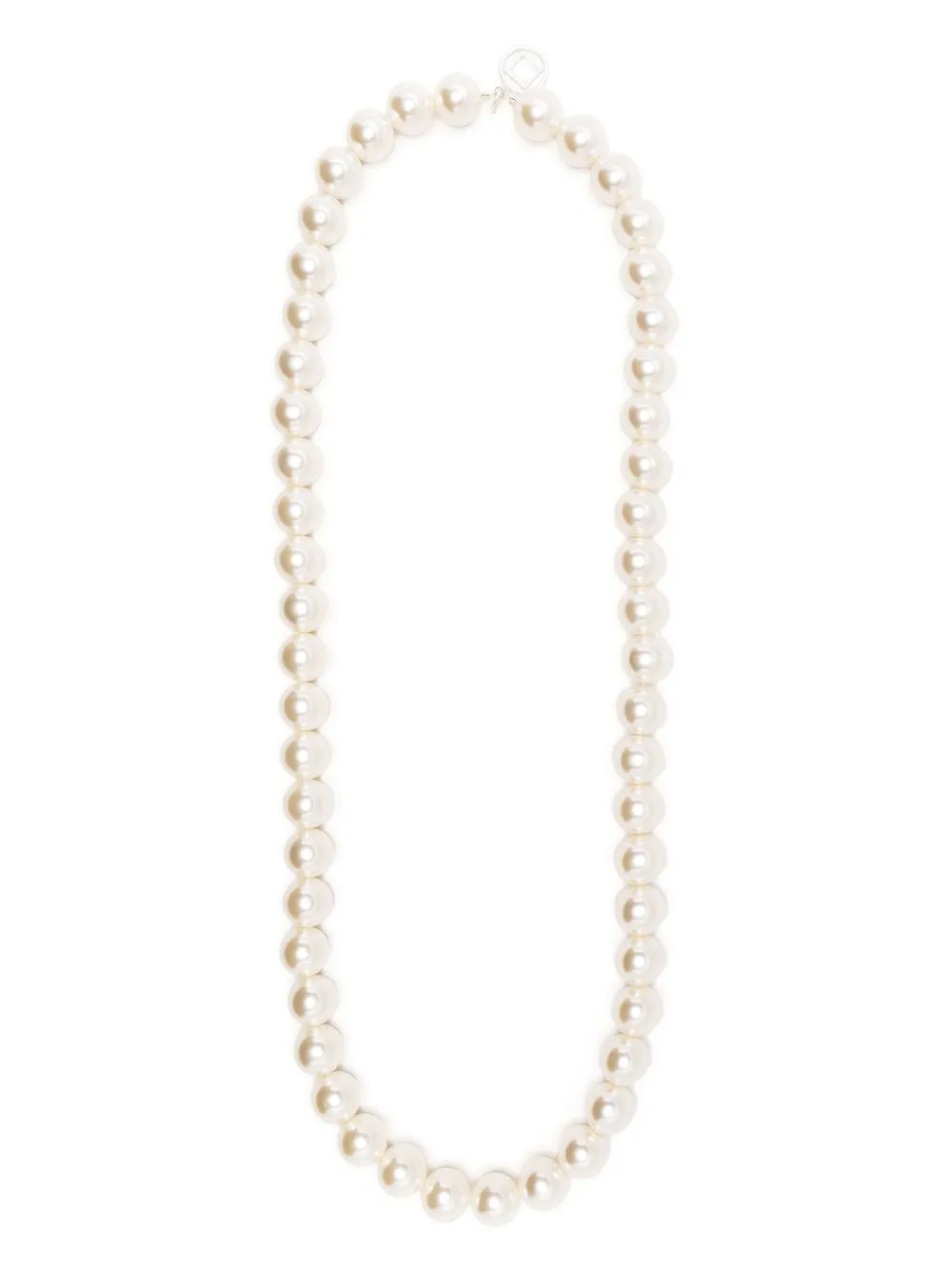 

Kimhekim collar largo de perlas - Blanco