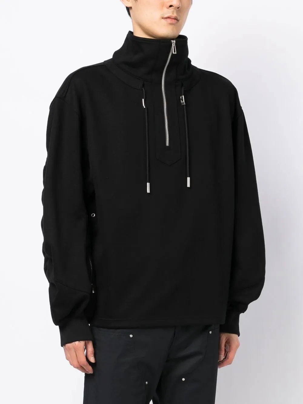 SONGZIO Narcisse highneck zipup Sweatshirt Farfetch