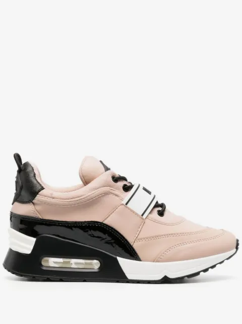 DKNY logo-print lace-up sneakers