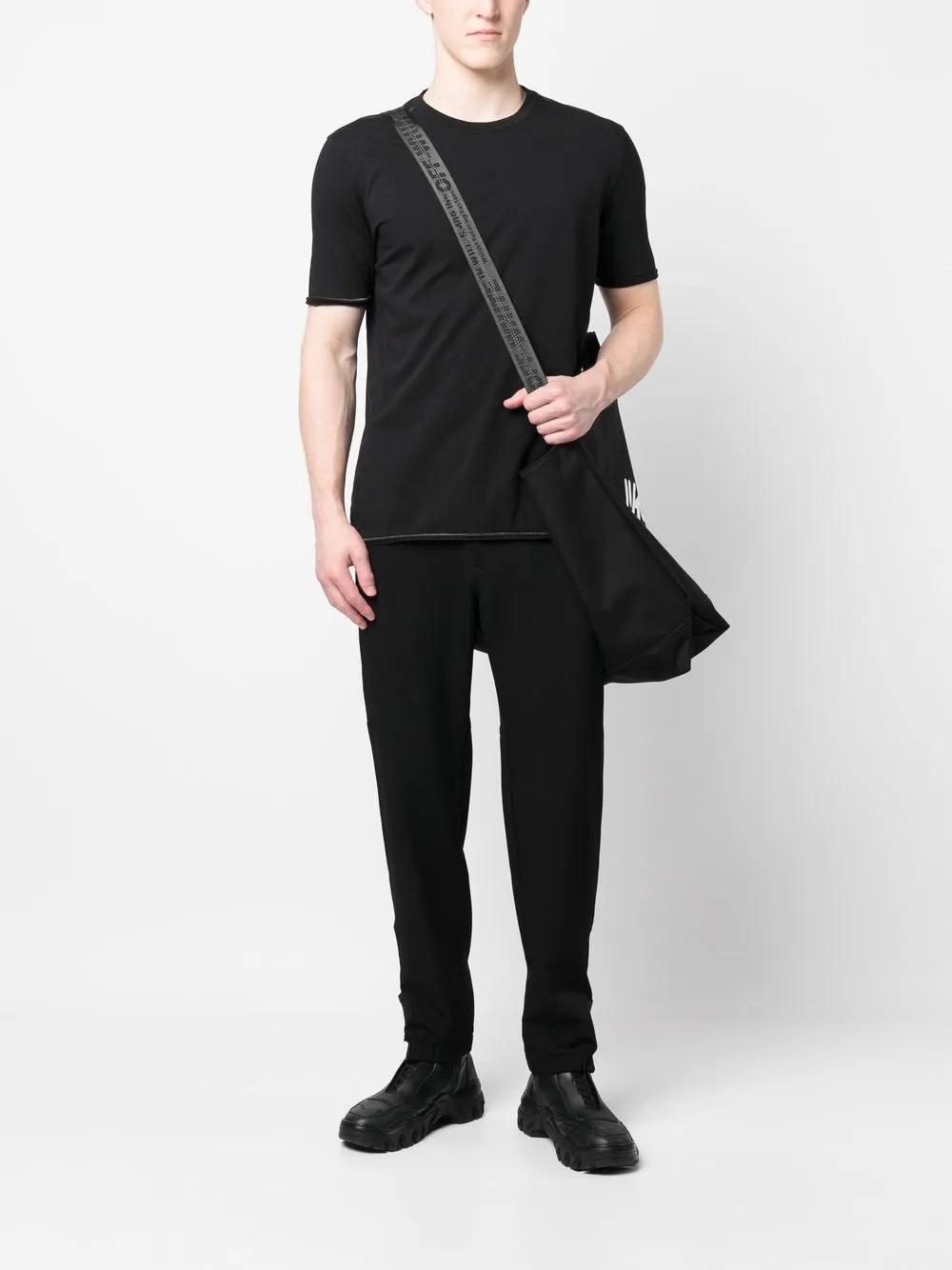 Thom Krom T-shirt met ronde hals - Zwart