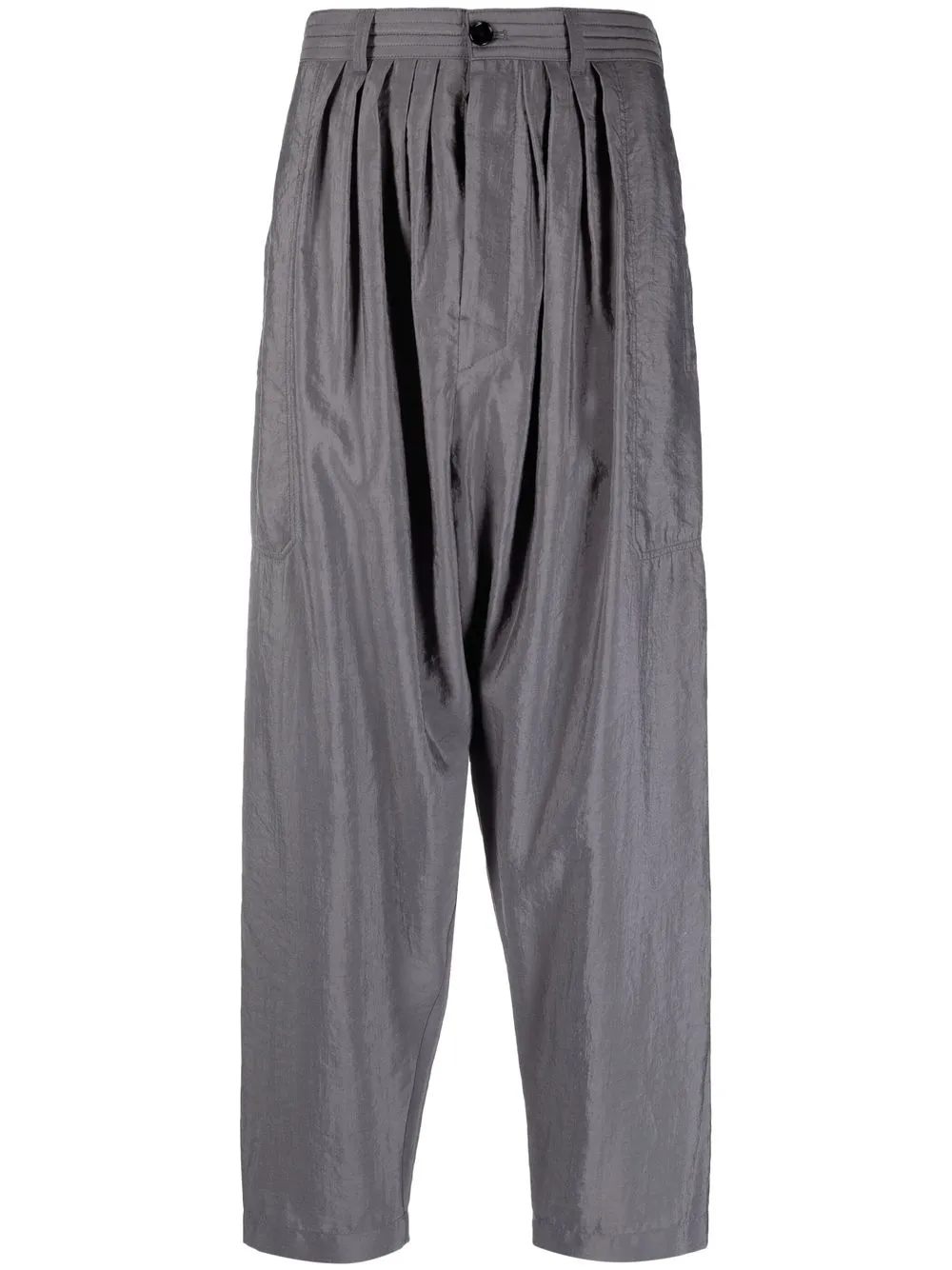 

Lemaire pantalones rectos con pinzas - Gris