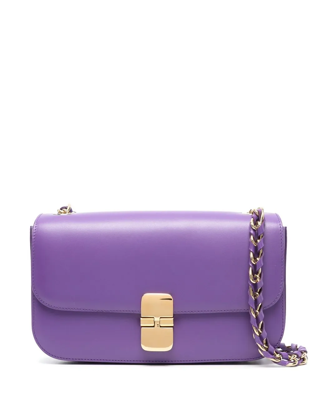 

A.P.C. bolas de hombro Grace con correa de cadena - Morado