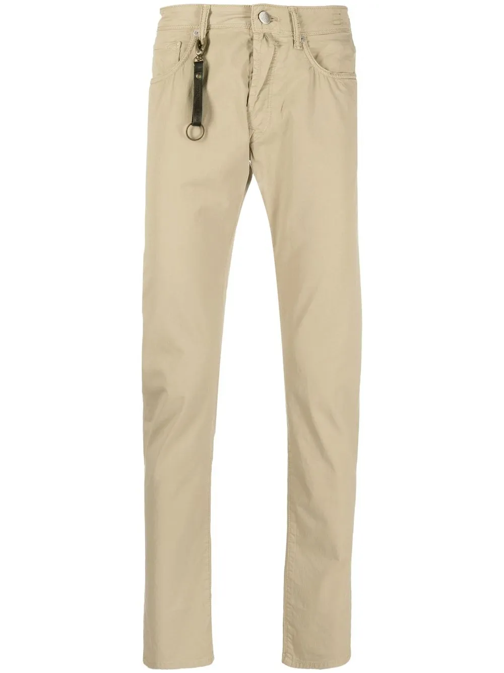 

Incotex keyring-detail tapered trousers - Neutrals