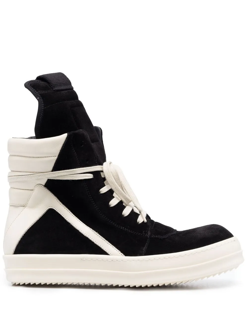 

Rick Owens tenis altos Geo Basket - Negro