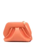 Themoirè ruched clutch bag - Orange