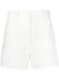 Forte Forte cotton canvas short shorts - White