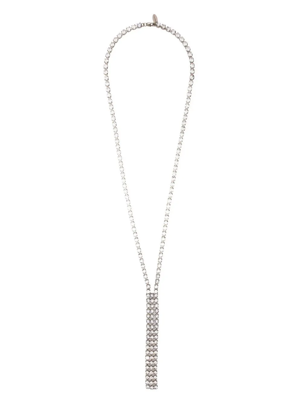 

Forte Forte crystal-embellished fringed necklace - Silver