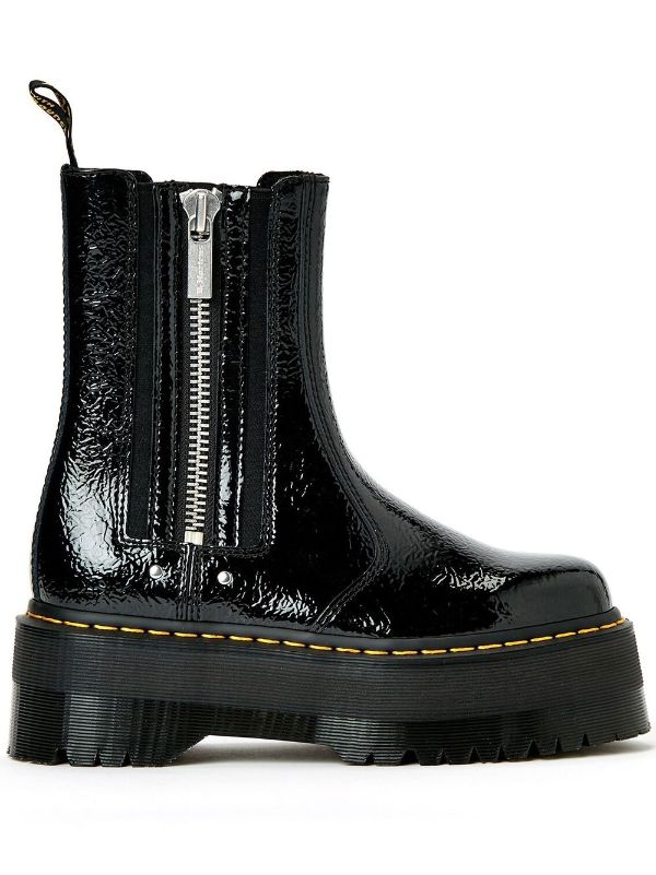 seinpaal Walging Tegenslag Dr. Martens 2976 Patent Chelsea Boots - Farfetch