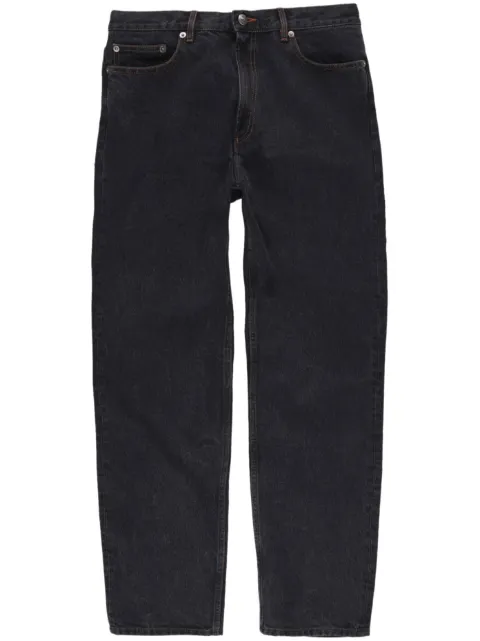 A.P.C. jean droit à coutures contrastantes
