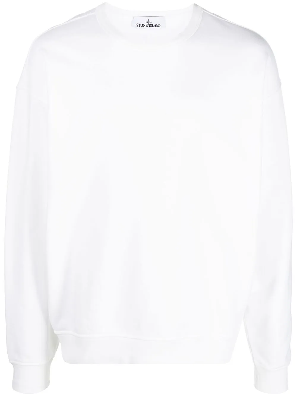 

Stone Island embroidered-logo detail sweatshirt - White