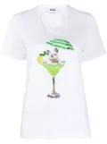 MSGM graphic-print crew-neck T-shirt - White