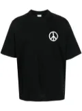 Marcelo Burlon County of Milan peace-logo short-sleeve T-shirt - Black