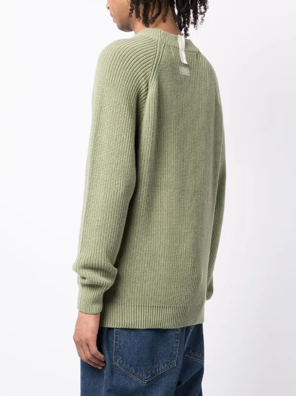 Advisory Board Crystals embroidered-logo Knit Sweater