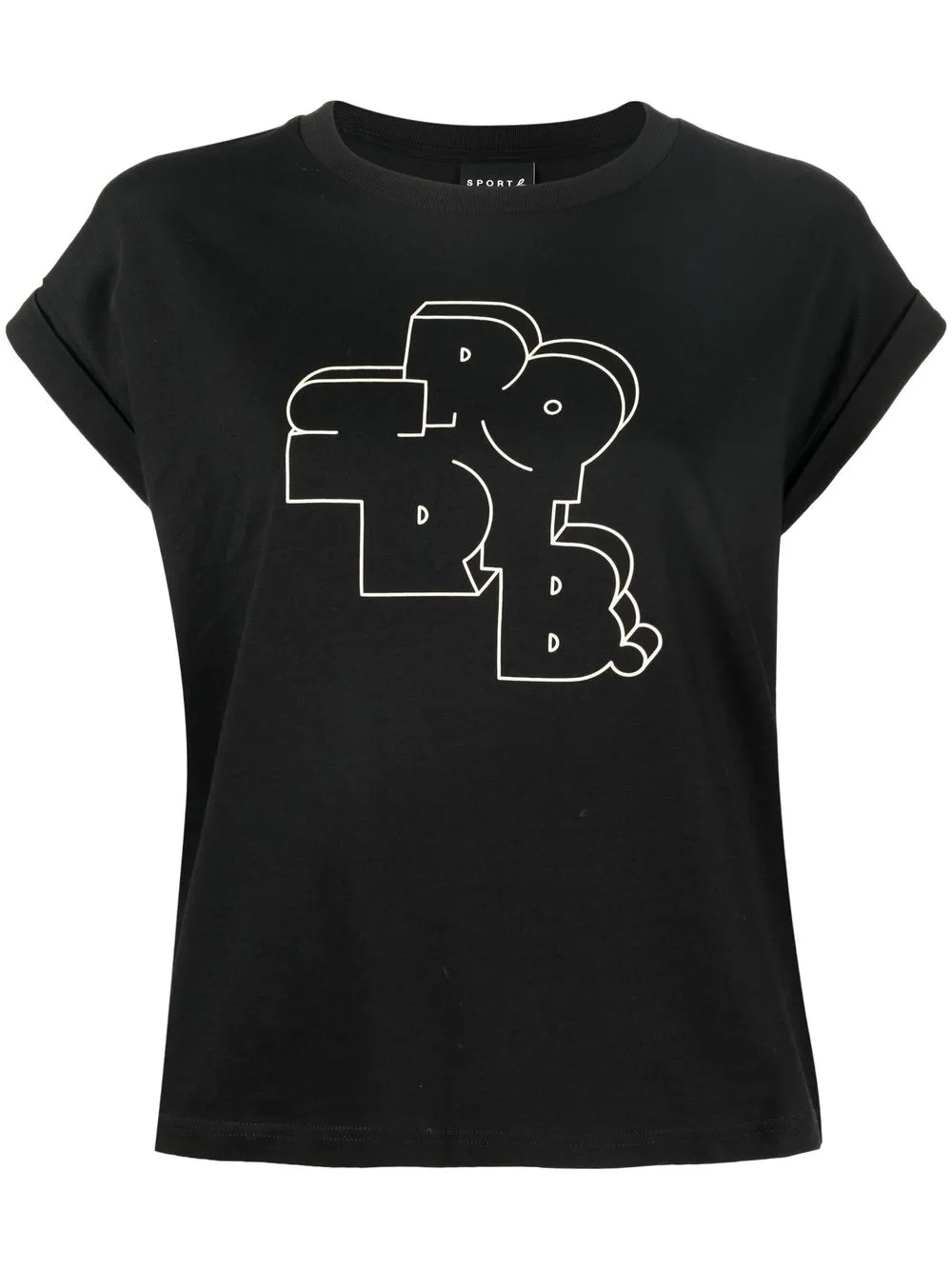 

SPORT b. by agnès b. logo-print T-shirt - Black