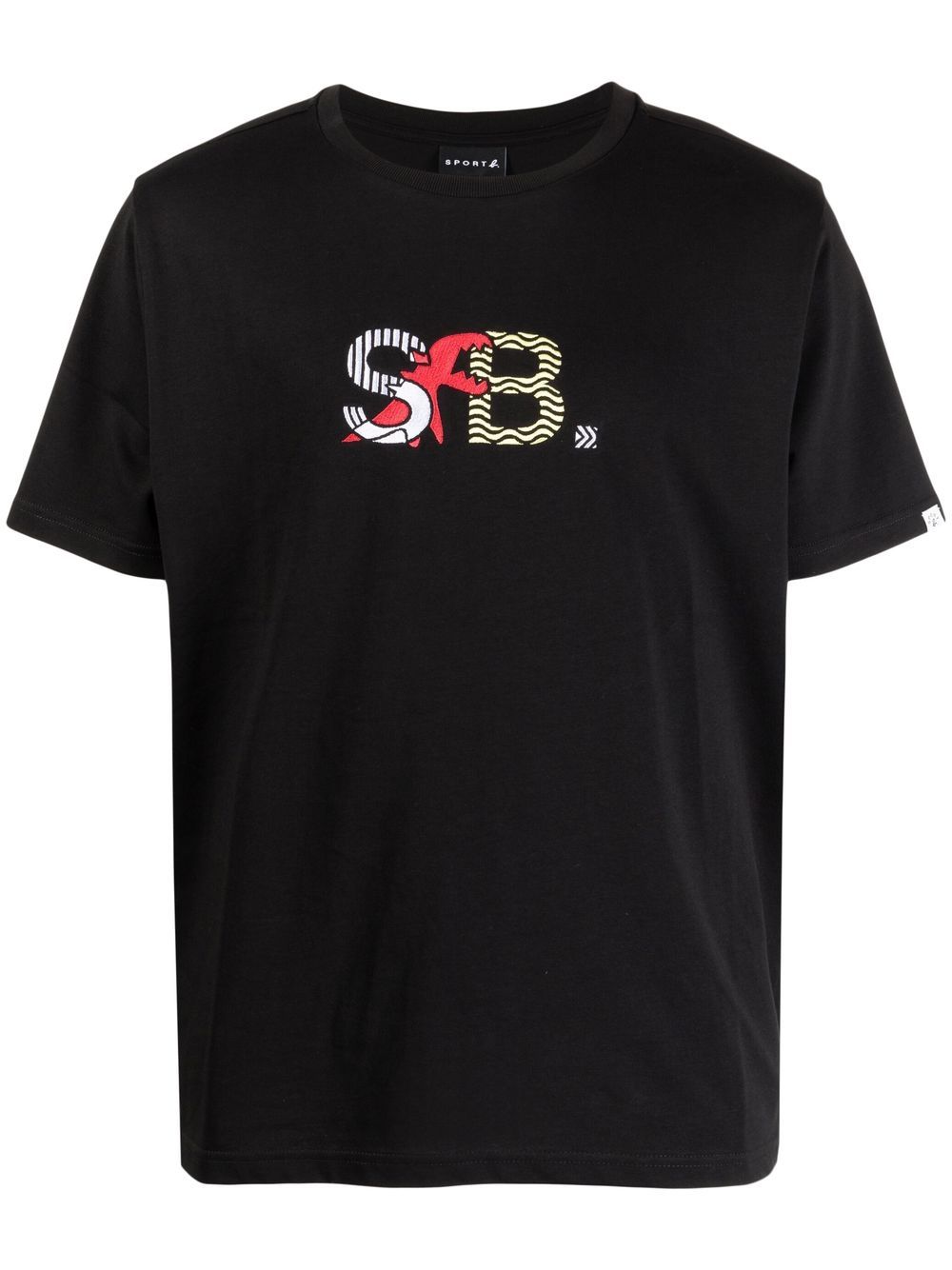 

SPORT b. by agnès b. logo-print cotton T-shirt - Black