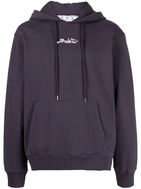 Off-White hoodie con logo bordado