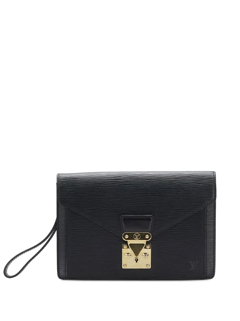 

Louis Vuitton 2003 pre-owned Épi Sellier Dragonne clutch - Black