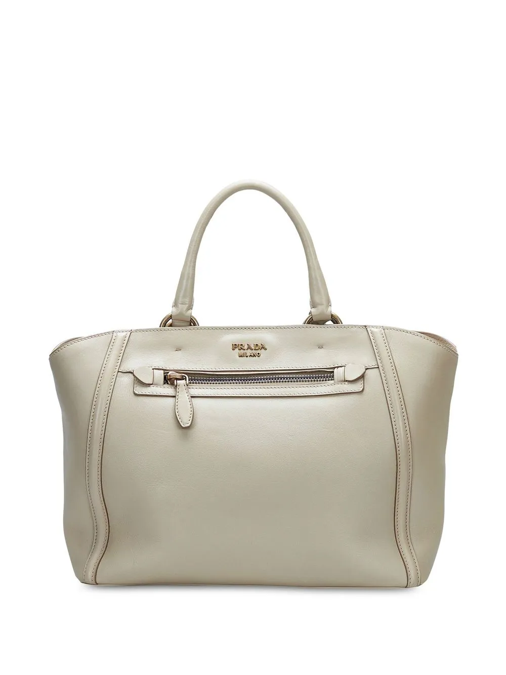 

Prada Pre-Owned City leather handbag - White