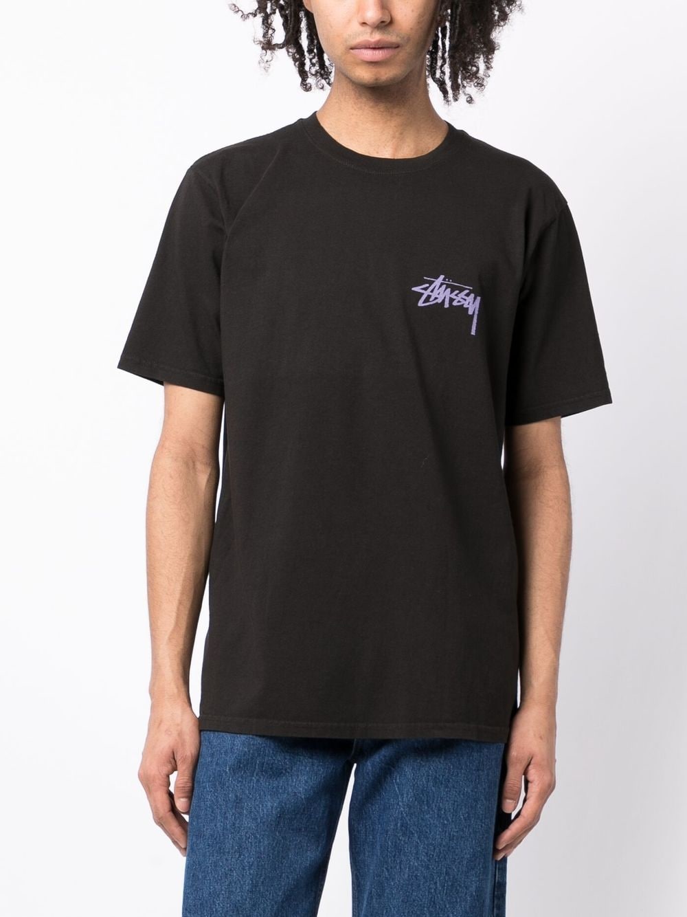 Stüssy logo-print Cotton T-shirt - Farfetch