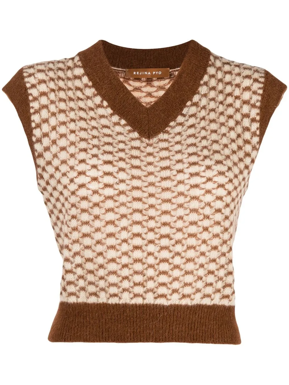 

Rejina Pyo sleeveless knitted vest - Brown