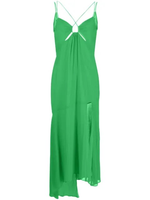 side-split cut-out dress