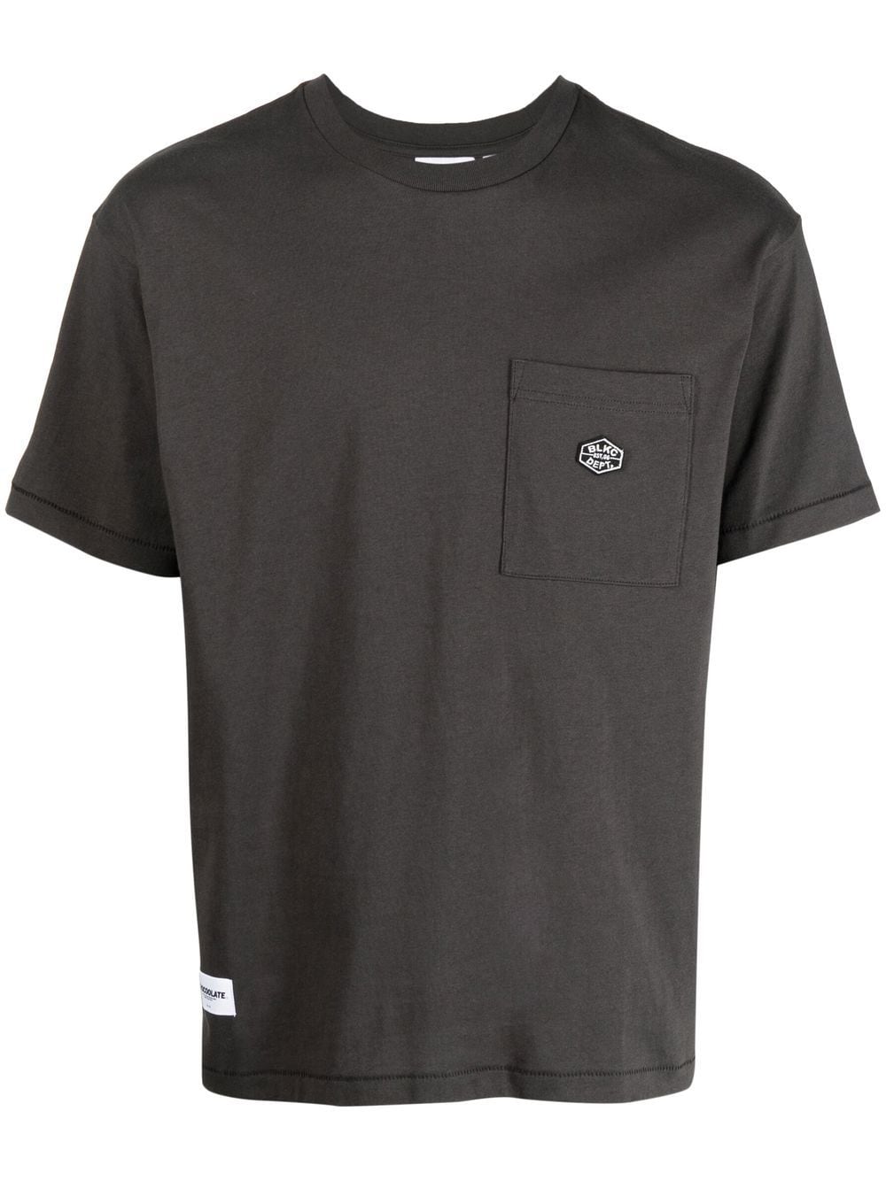 Chocoolate Graphic-print Cotton T-shirt In Grau