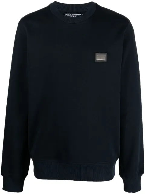 Dolce & Gabbana sudadera con etiqueta del logo
