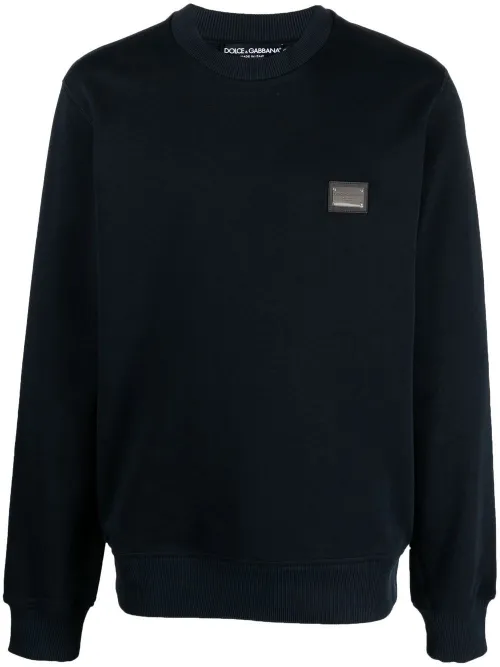 Sweat à patch logo - Dolce & Gabbana - Modalova