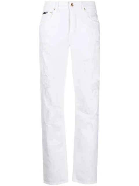 Dolce & Gabbana distressed boyfriend jeans