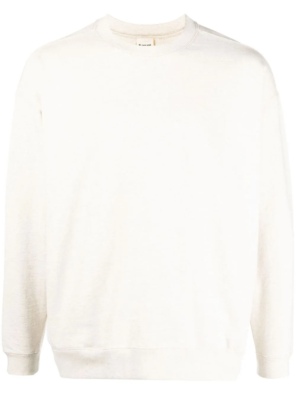 

Snow Peak crew neck cotton sweatshirt - Neutrals