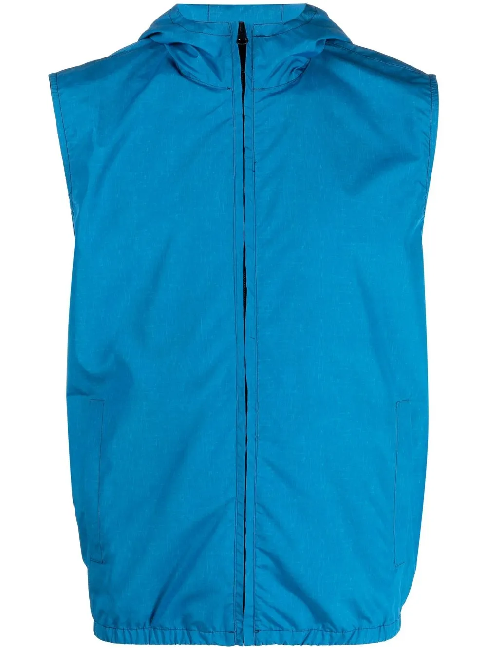 

Drumohr zip-up hooded gilet - Blue