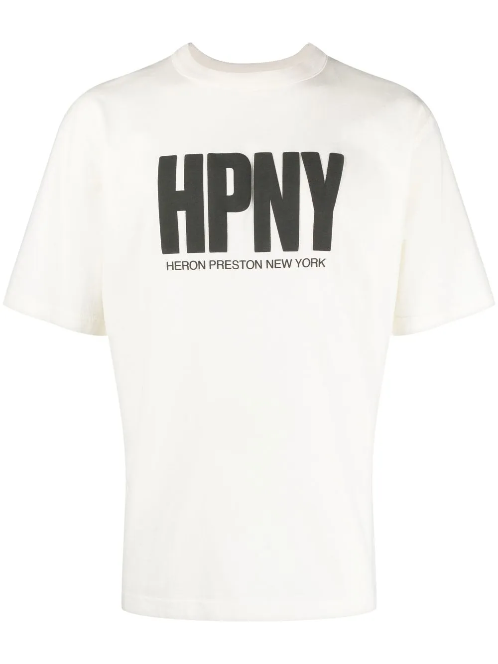 

Heron Preston logo-print short-sleeve T-shirt - Neutrals