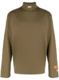Heron Preston logo-print long-sleeve top - Green