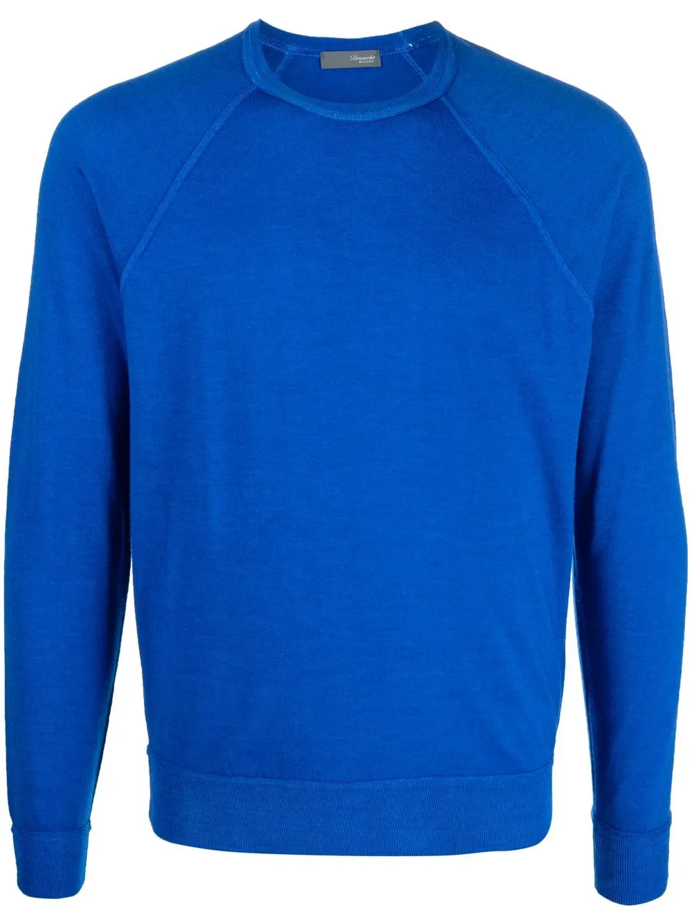 

Drumohr raglan-sleeve merino jumper - Blue