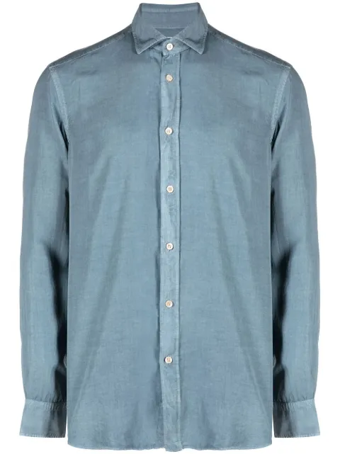 Boglioli long-sleeve lyocell shirt