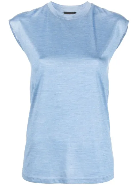 Akris mélange effect silk tank top