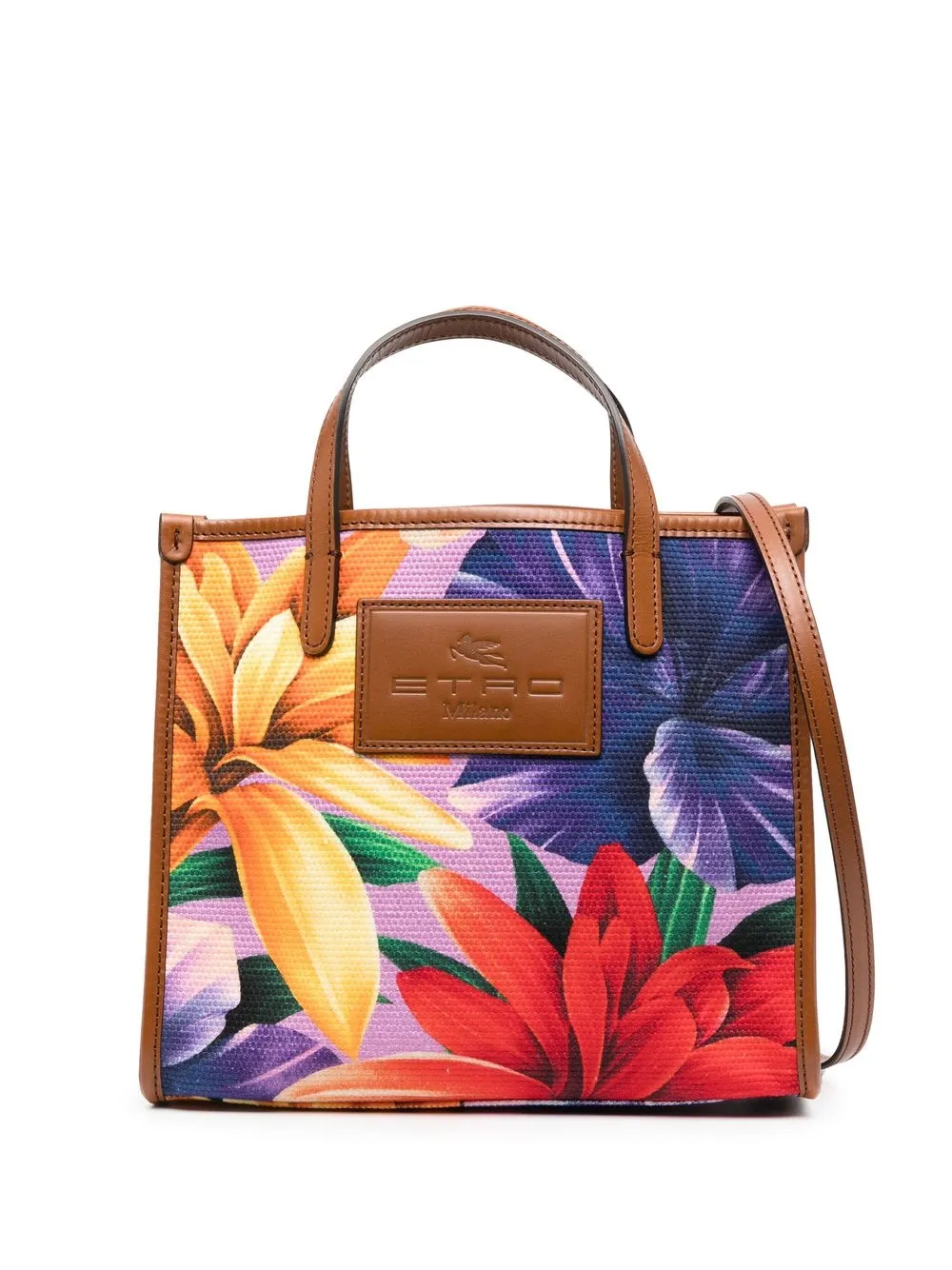 

ETRO floral-print tote bag - Purple