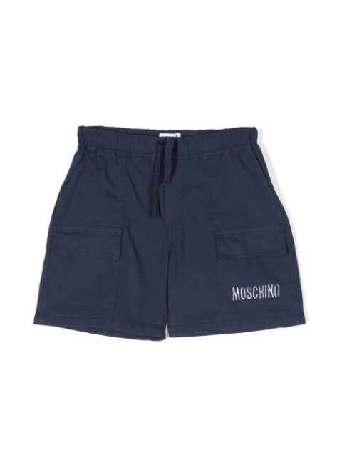 Moschino Kids Shorts mit Logo-Print
