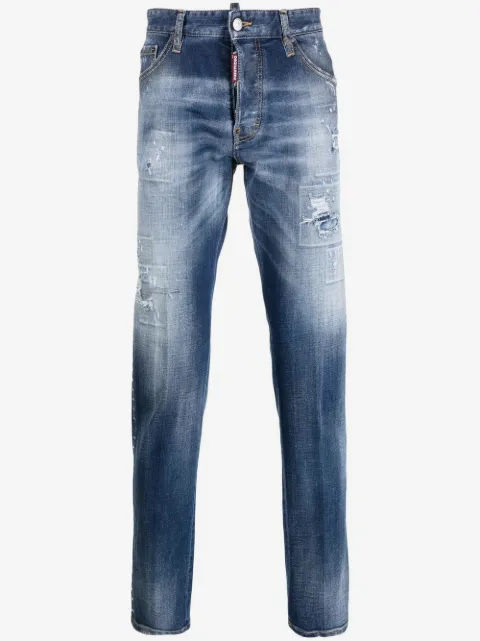 DSQUARED2 distressed slim-fit jeans