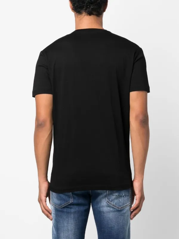 DSQUARED2 ロゴスタッズ Tシャツ | ブラック | FARFETCH JP