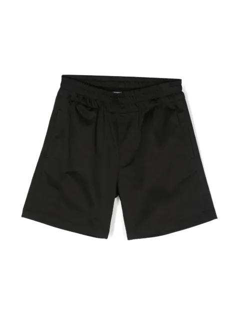MSGM Kids logo-patch elasticated shorts