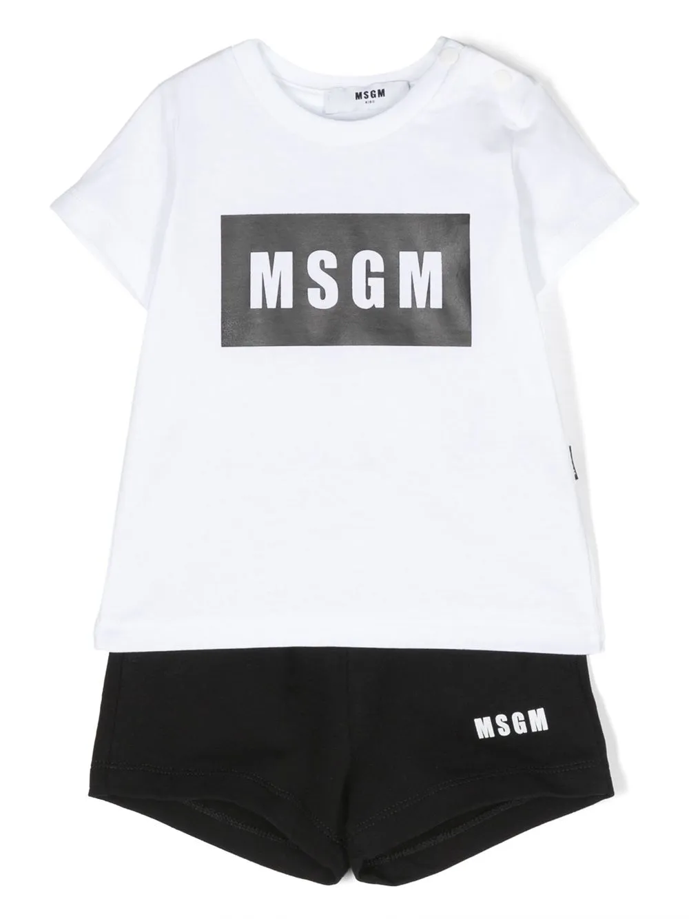 

MSGM Kids logo-print tracksuit set - Black